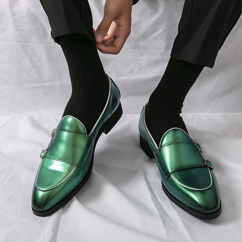 Elegant Men's Leather Loafers with Tassel Design - Comfortable Slip-On Moccasin Shoes for Formal Business and Casual Occasions, Available in Big Sizes 38-48